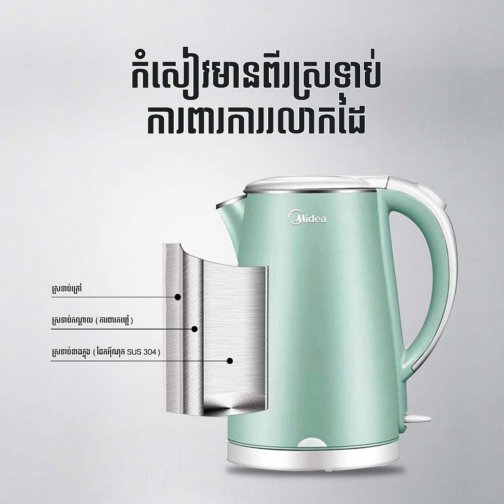 Midea Kettle (1.7L)